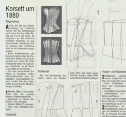 Corset Patterns - Directory of Corset Making Components