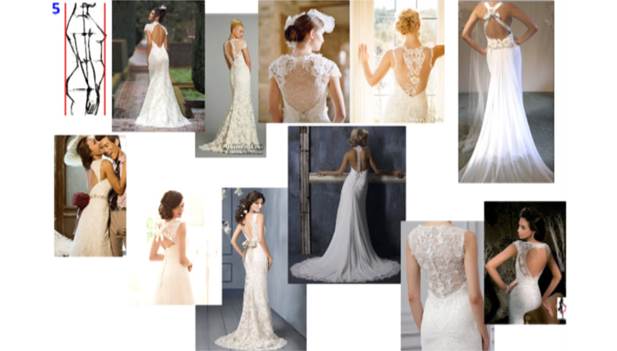 types of open back dresses