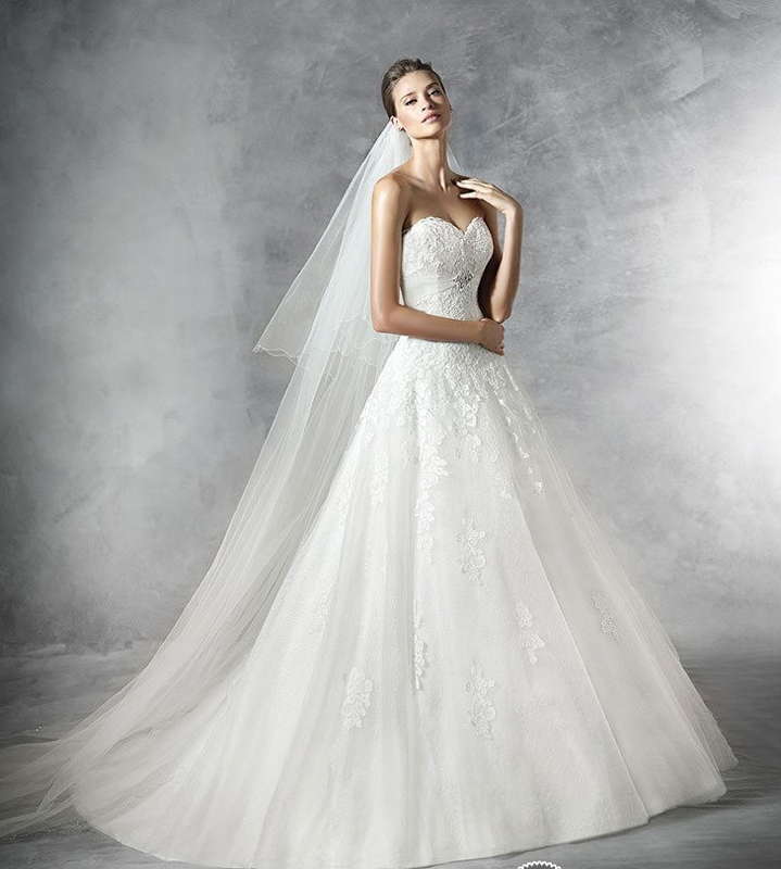 Wedding dress with built in corset with long skirt Corset Academy